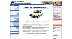 Desktop Screenshot of golf1-ig.de